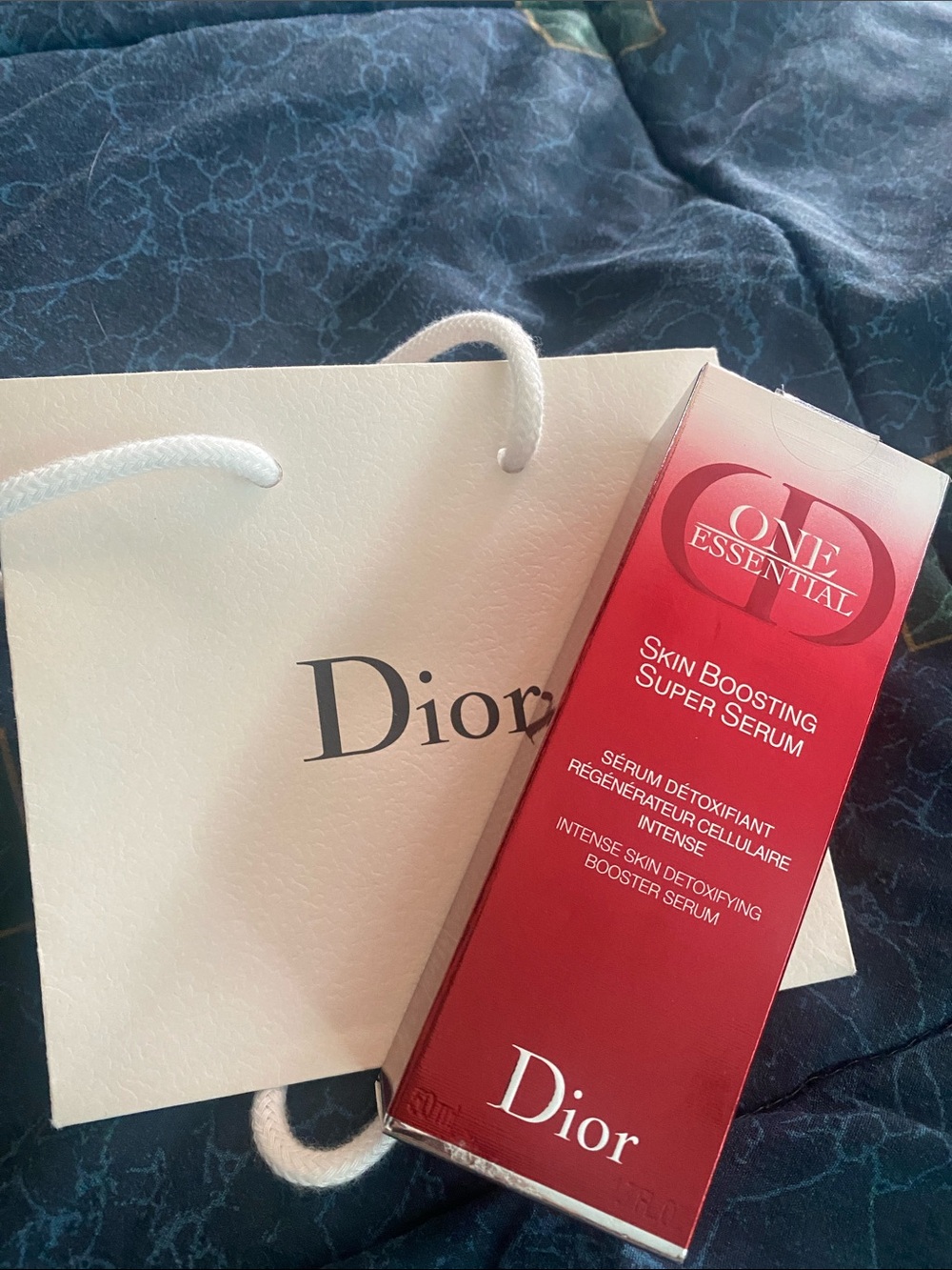 Dior One Essential Skin Boosting Serum - Red and White